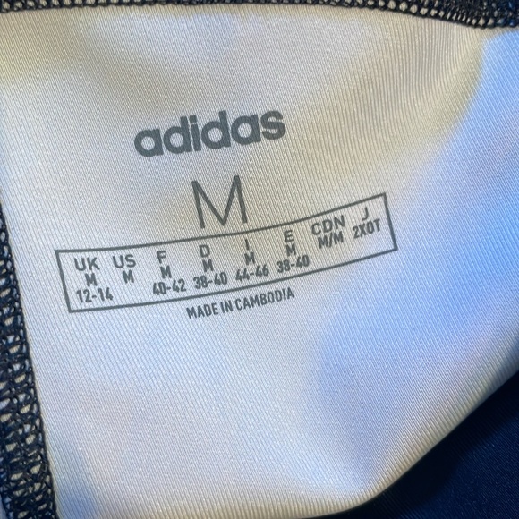 NWOT Adidas Black & Grey Leggings - Zoe Saldana Collection - Picture 6 of 11